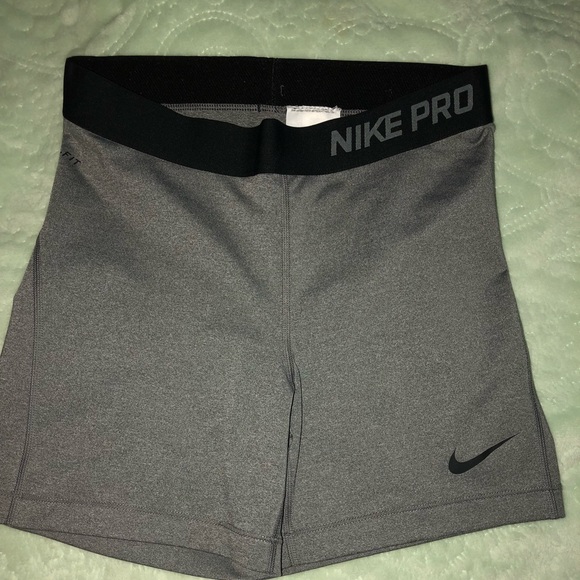 grey nike pros